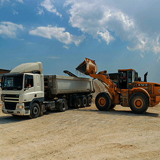 Image of heavy construction vehicles