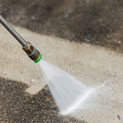 concrete pressure washing image